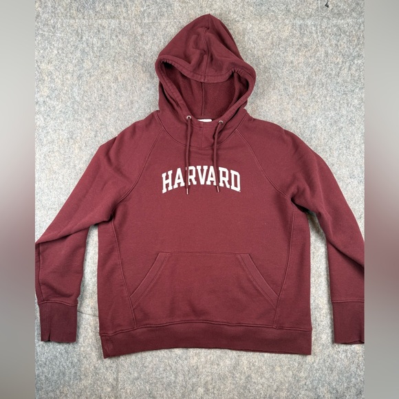 Champion Tops - Champion Harvard University Authentic Athletic Wear Hoodie Women's XL Burgundy